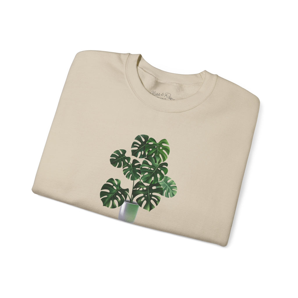 Monstera Mama Sand Crewneck Sweatshirt