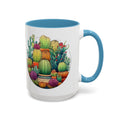 Cactus & Succulent Collage Contrast Mug