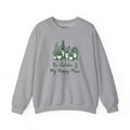 The Garden Is my Happy Place Grey Crewneck Sweatshirt