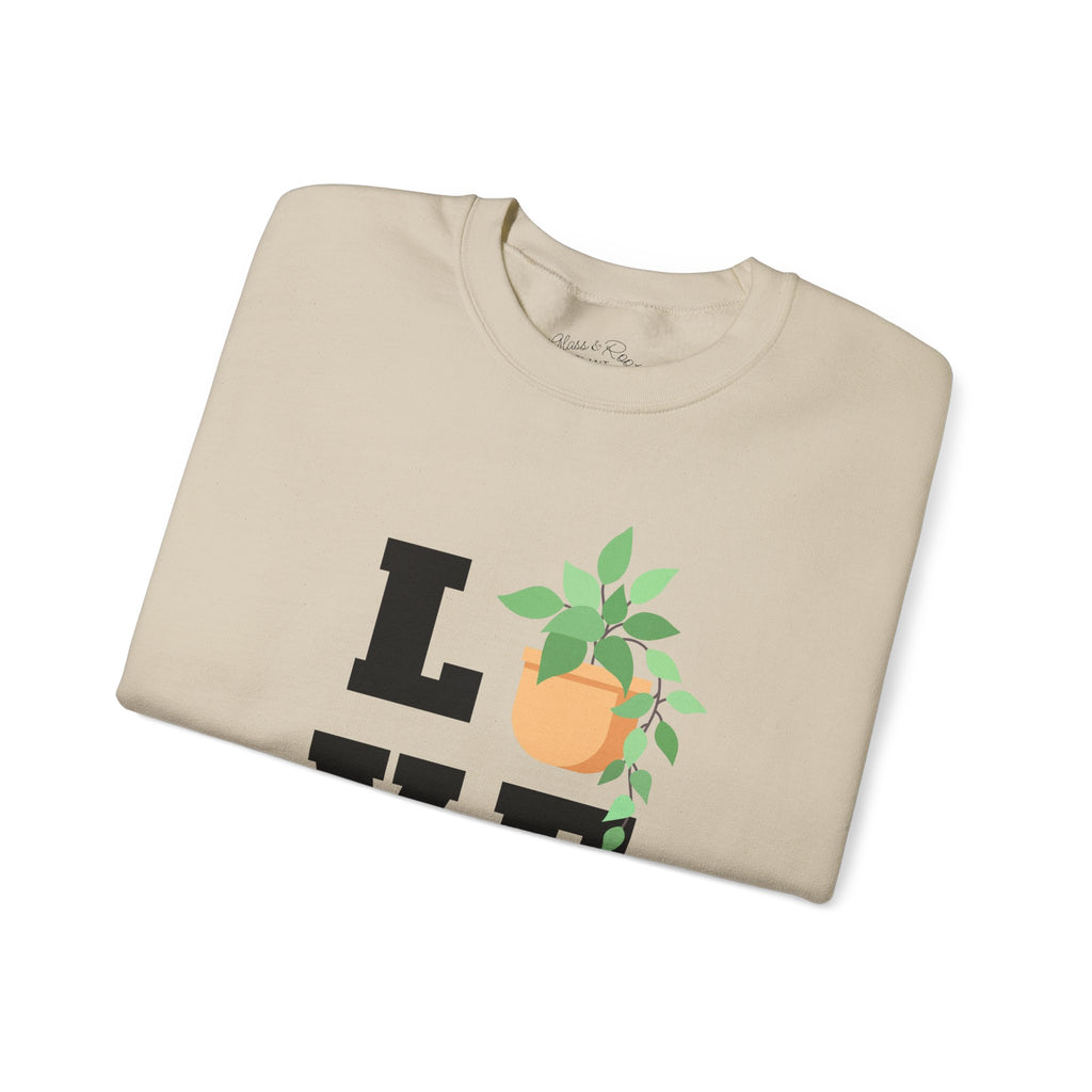 Plant Love Sand Crewneck Sweatshirt