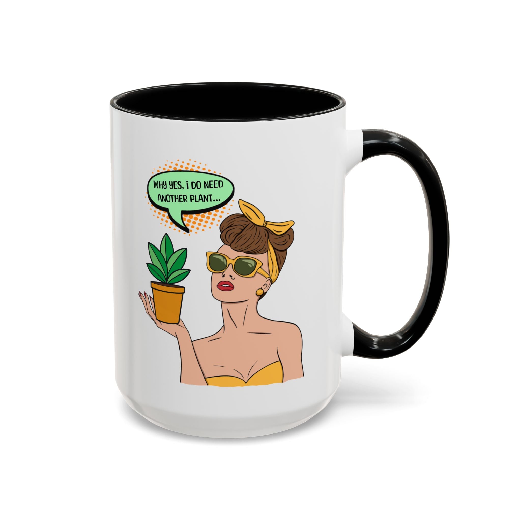 I Do Need Another Plant Contrast Mug