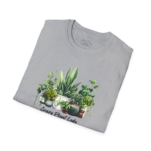 Crazy Plant Lady Heather Grey T-Shirt