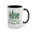 The Garden Is My Happy Place Contrast Mug