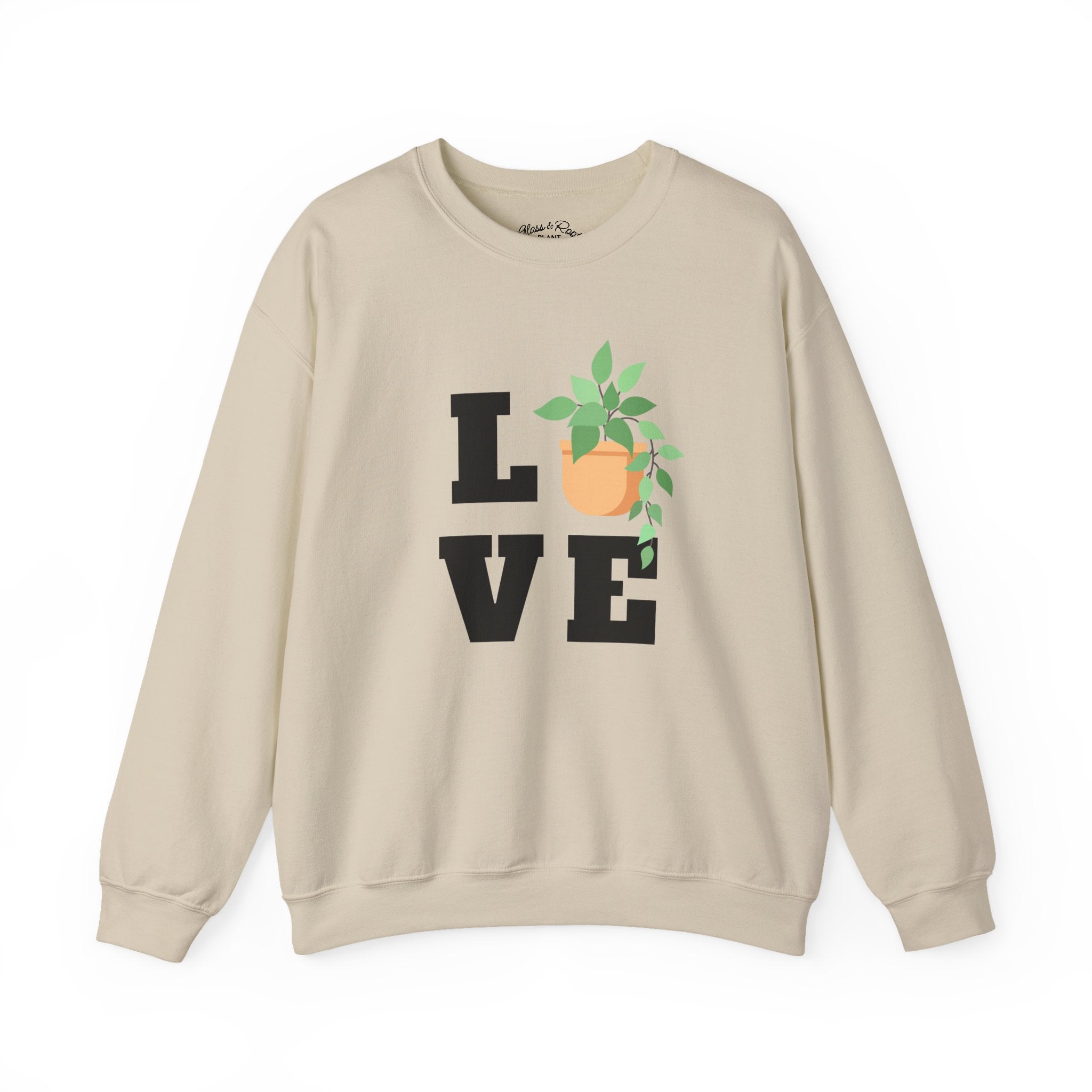 Plant Love Sand Crewneck Sweatshirt