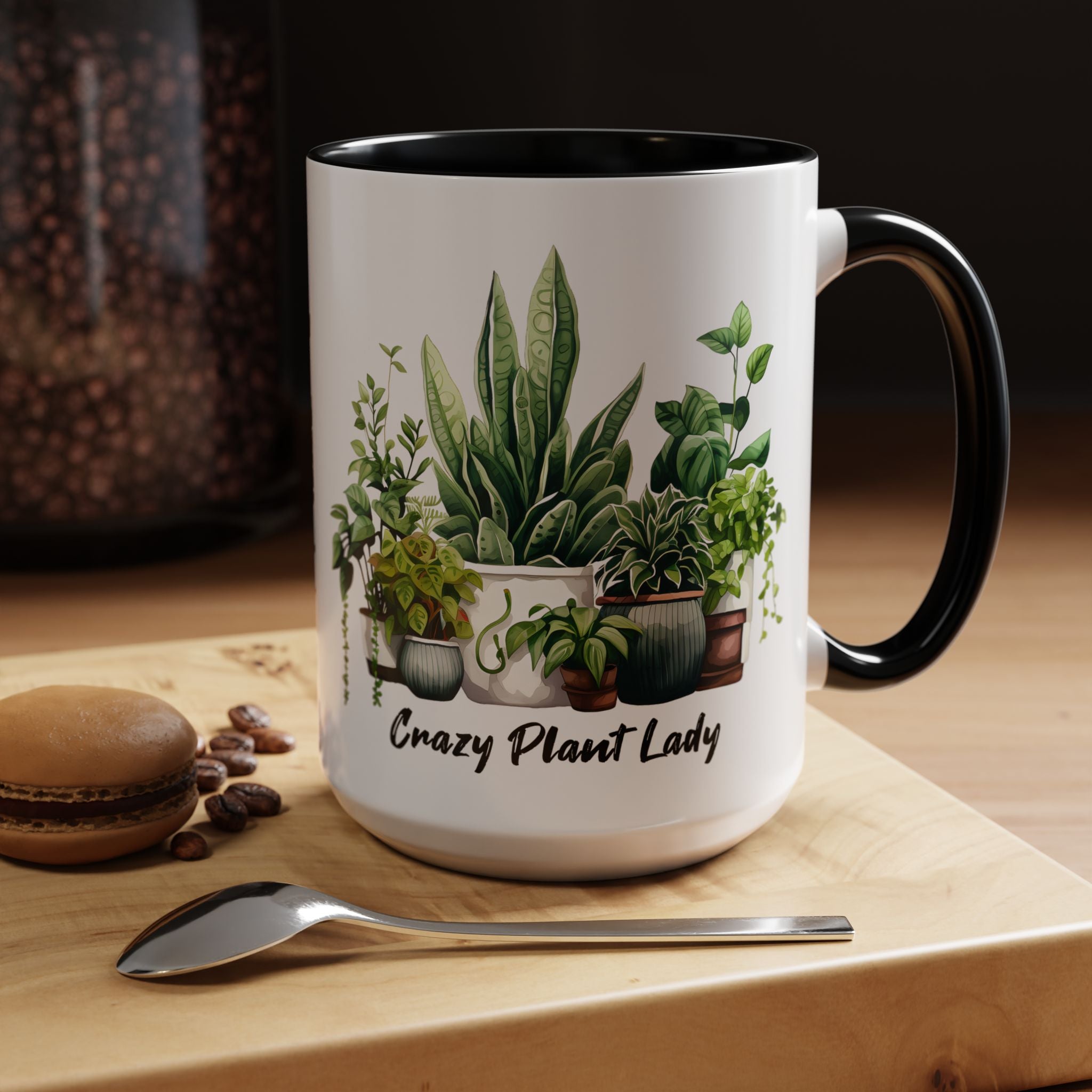 Crazy Plant Lady Contrast Mug