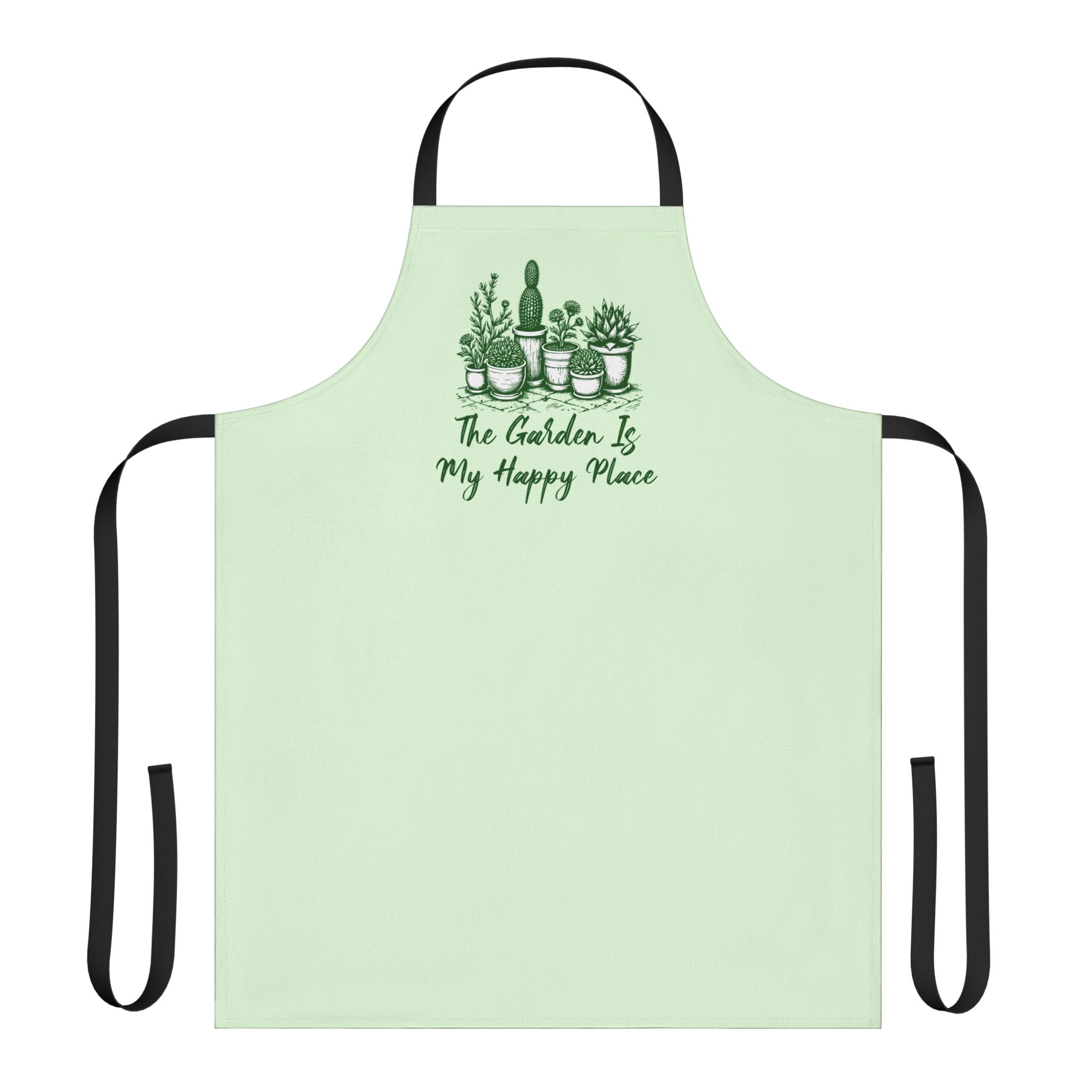 The Garden Is My Happy Place Apron