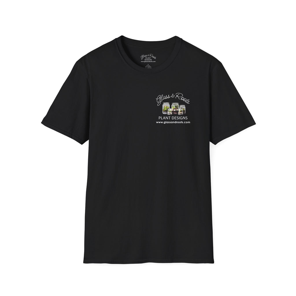 Glass & Roots Logo Black T-Shirt