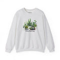 Crazy Plant Lady Ash Grey Crewneck Sweatshirt