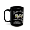 Glass & Roots Logo Black Mug