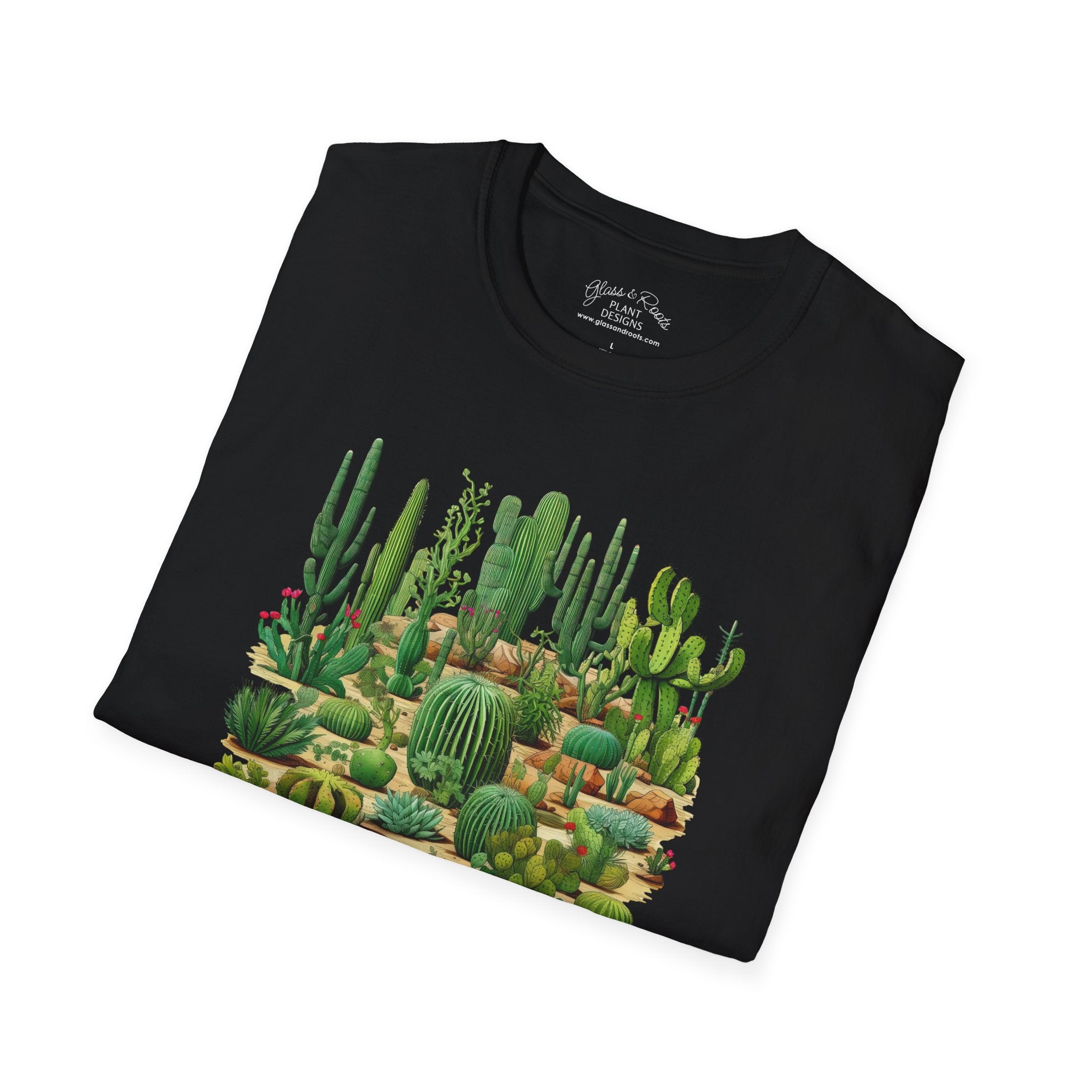 I'm A Little Prickly Cactus Black T-Shirt