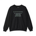 My Hobby Is Plants Black Crewneck Sweatshirt