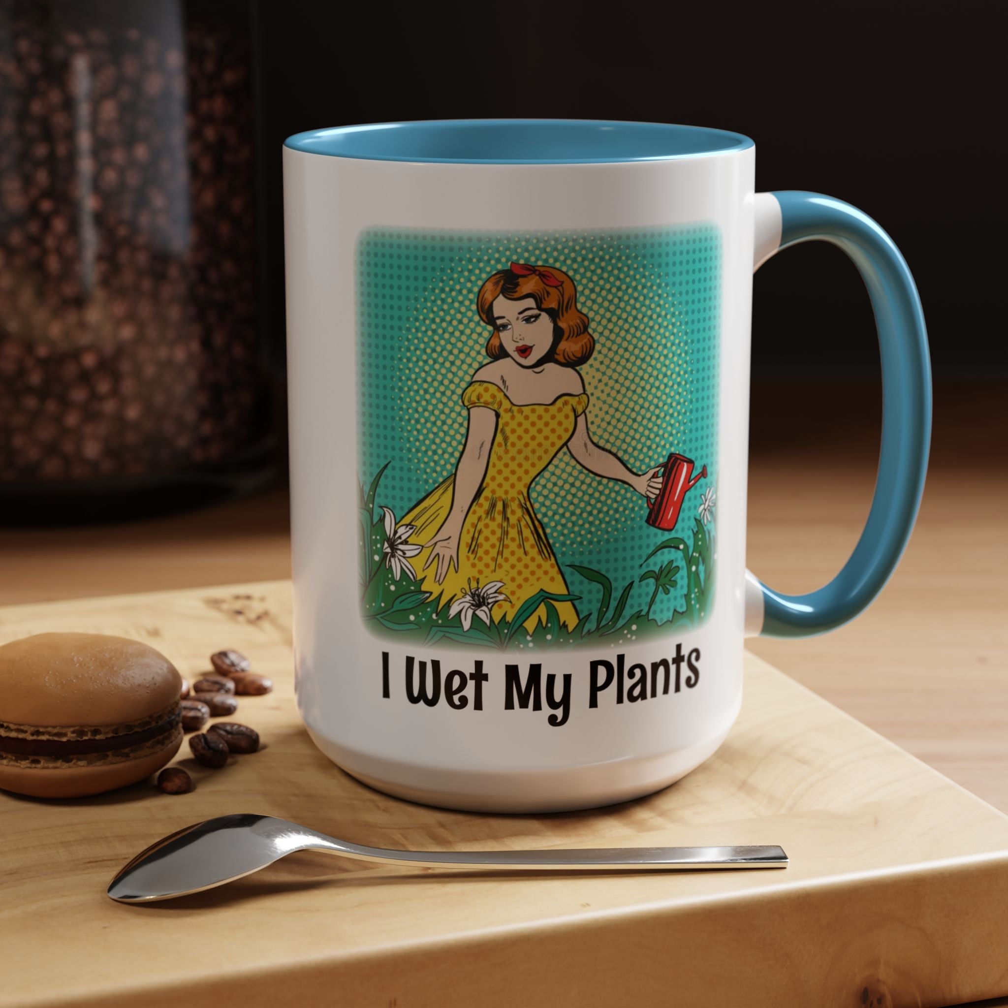 I Wet My Plants Contrast Mug