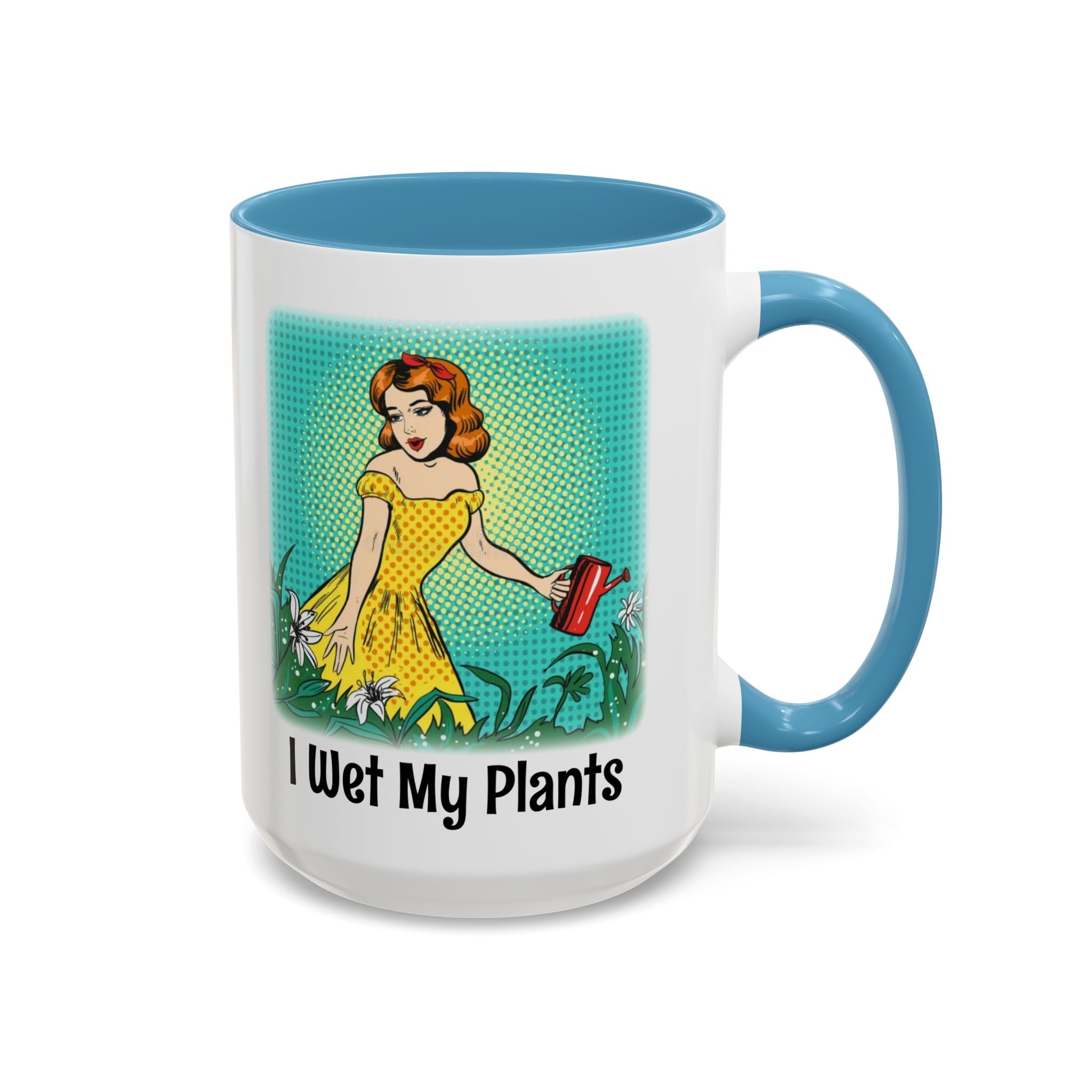 I Wet My Plants Contrast Mug