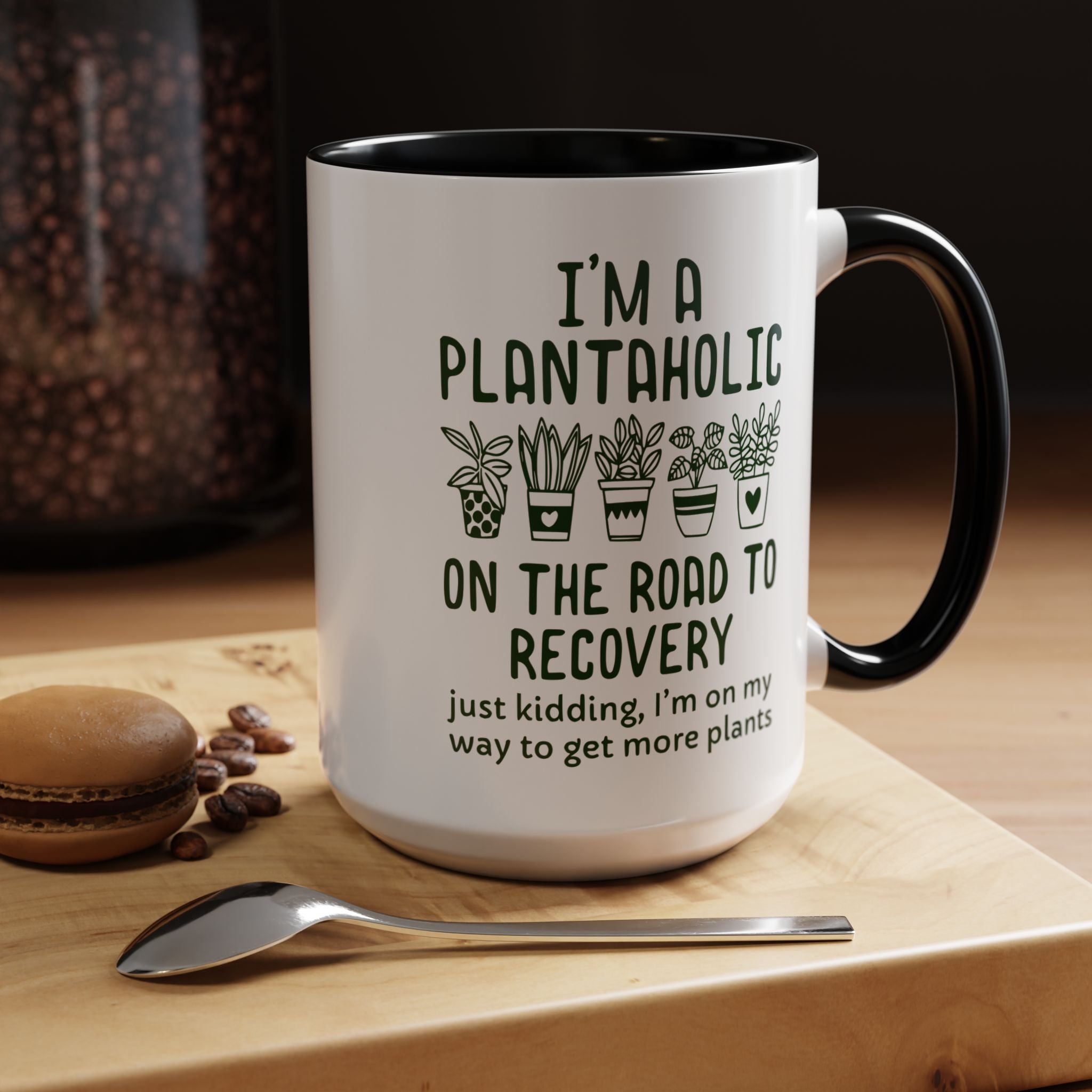 Plantaholic Contrast Mug