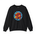 Vintage Mushrooms Black Crewneck Sweatshirt