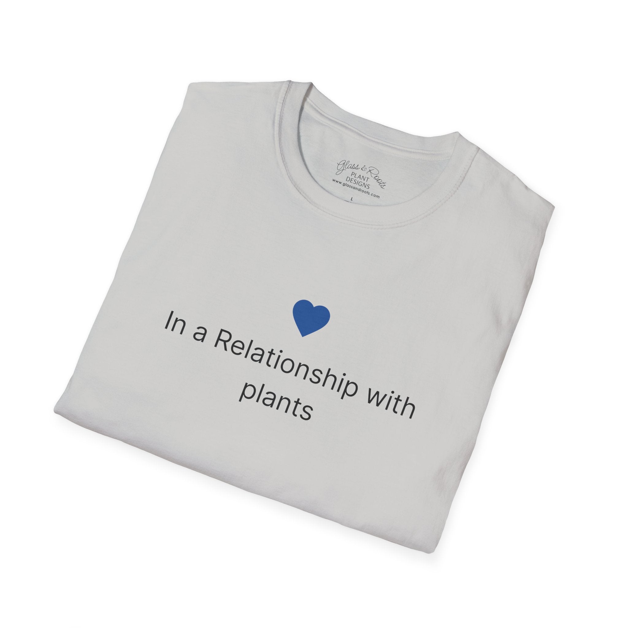 In A Relationship With Plants Silver Grey T-Shirt