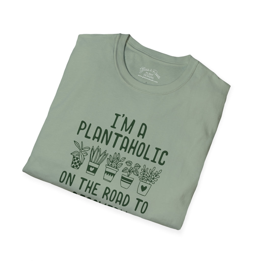 Plantaholic Sage Green T-Shirt