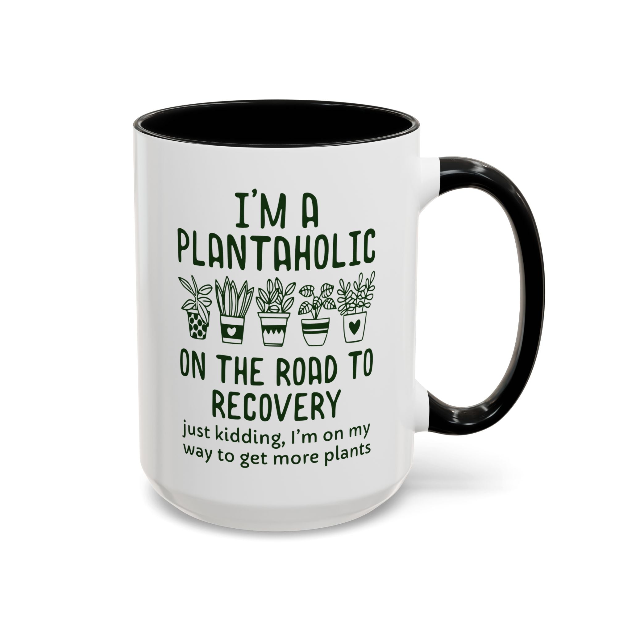 Plantaholic Contrast Mug