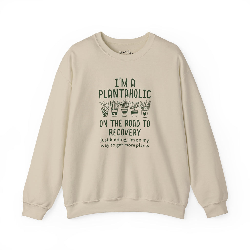 Plantaholic Sand Crewneck Sweatshirt