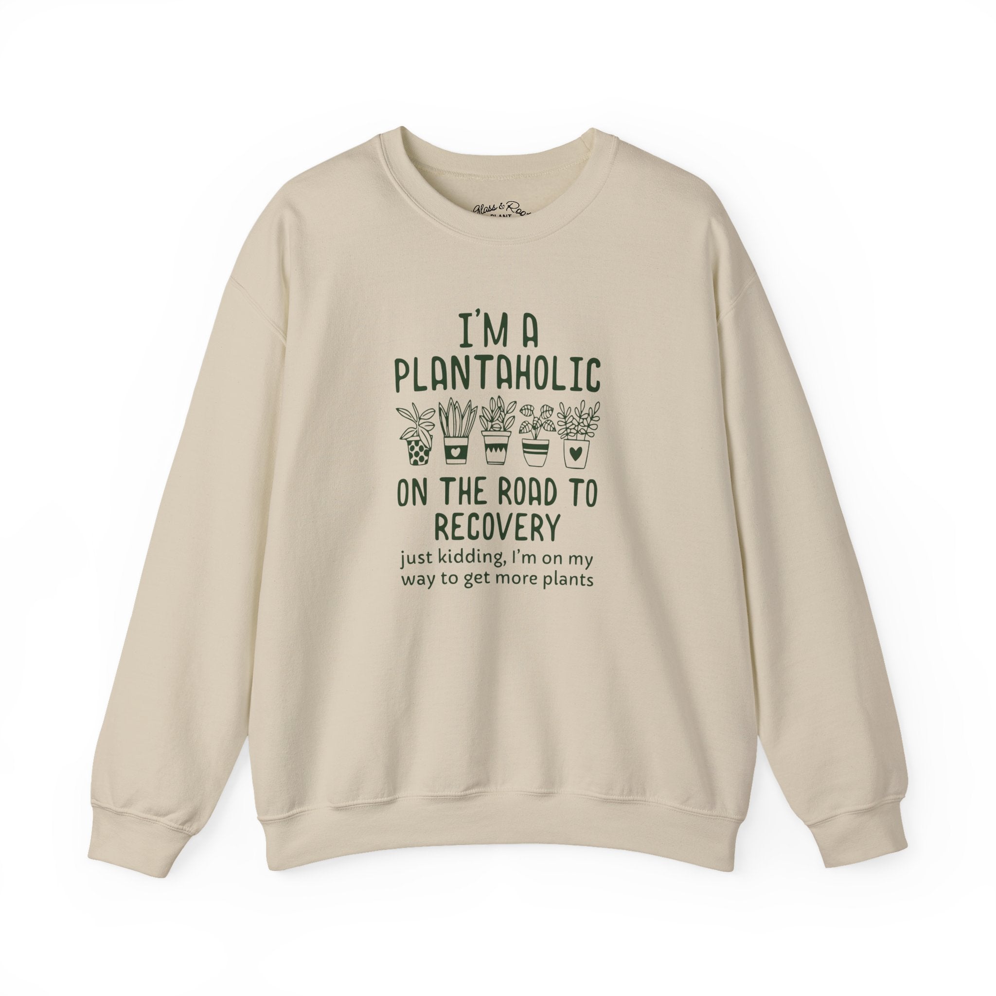 Plantaholic Sand Crewneck Sweatshirt